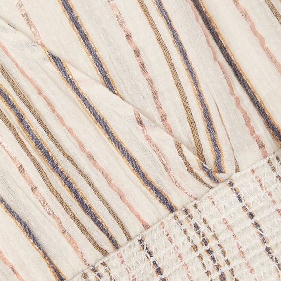 Veronica Beard Cox Smocked Striped Mini Dress - Picture 9 of 15